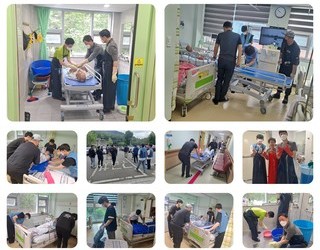 포스코 냉연부 목욕봉사